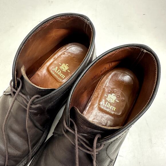 Alden Men's Chukka Boot Dark Brown Kudu Chromexcel Leather Made in USA 1272S 9 - Picture 8 of 15